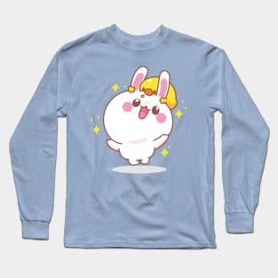 Jumping Cute Bunny Long Sleeve T-Shirt